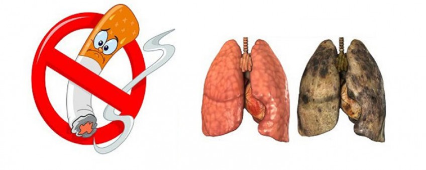 Les effets du tabac sur les poumons
